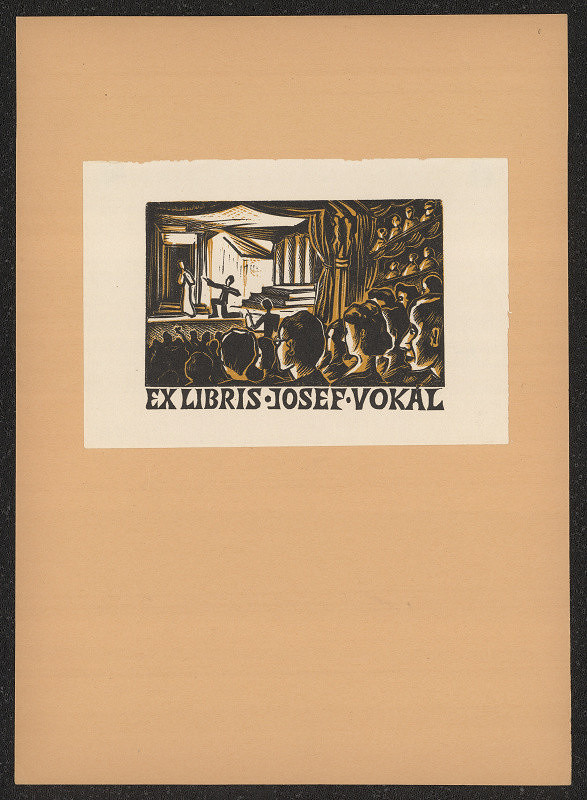 Michael Florian – Ex libris Josef Vokál 
