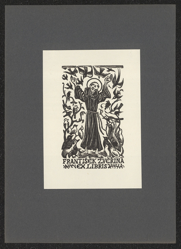 Michael Florian – František Zvěřina ex libris 