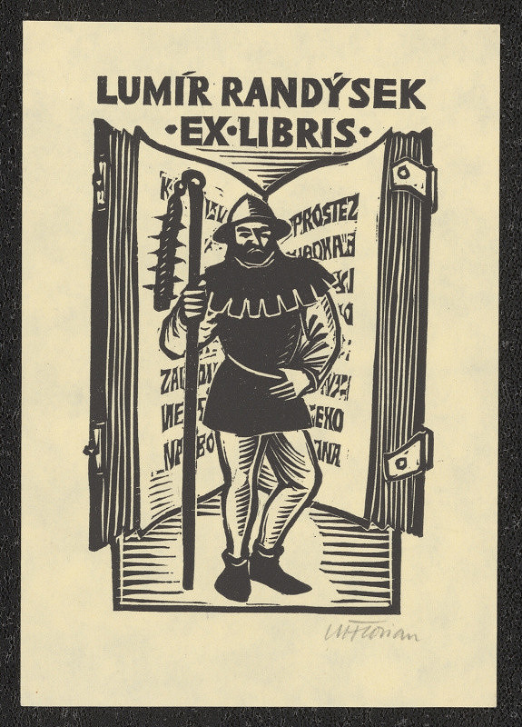 Michael Florian – Lumír Randýsek ex libris 