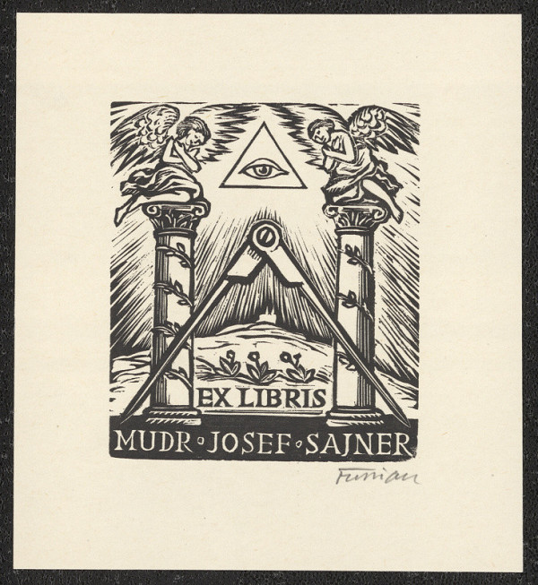 Michael Florian – Ex libris MUDr. Josef Sajner 