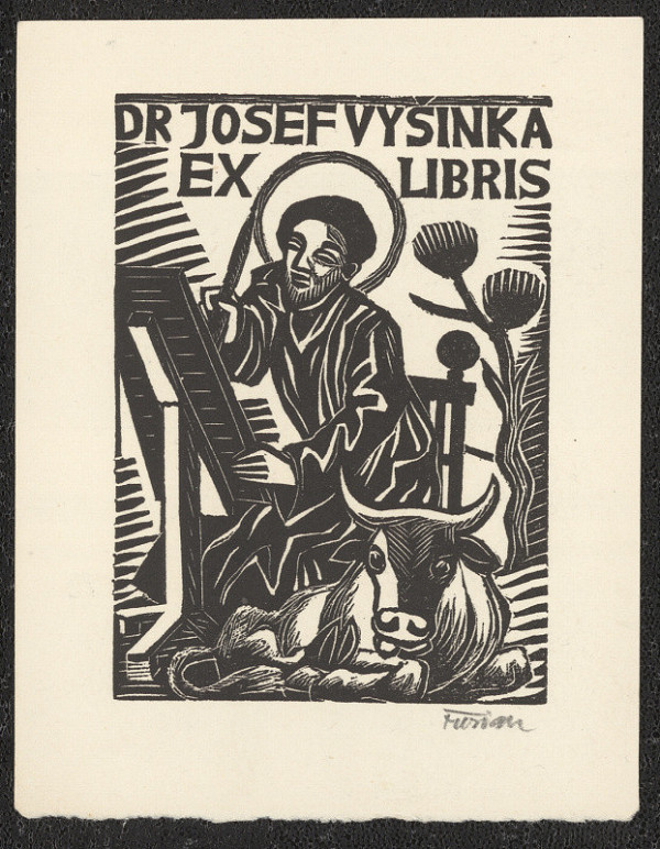 Michael Florian – Ex libris  Dr. Josef Vyšinka 