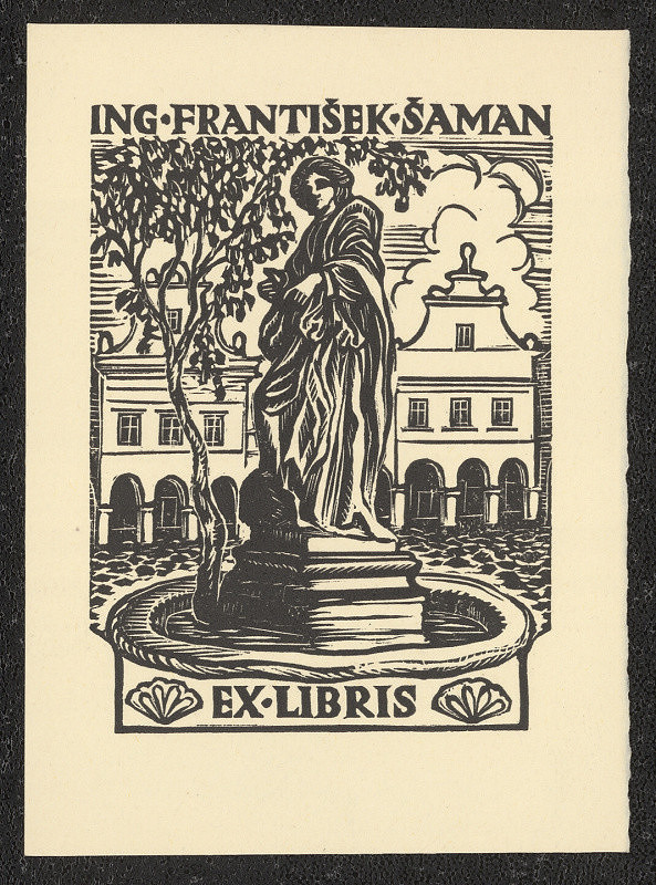 Michael Florian – Ing. František Šaman Ex libris 