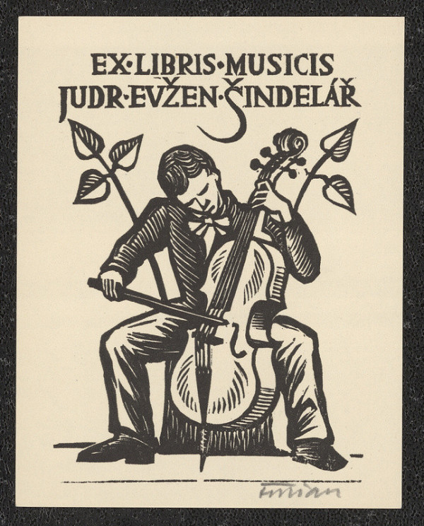 Michael Florian – Ex libris musicis JUDr. Evžen Šindelář 