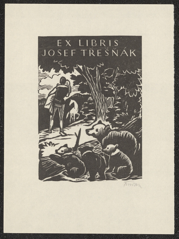 Michael Florian – Ex libris Josef Třešňák 