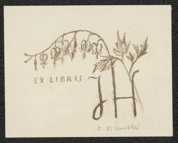 František Bílkovský – Exlibris J.H. (Jana Hurníková) 