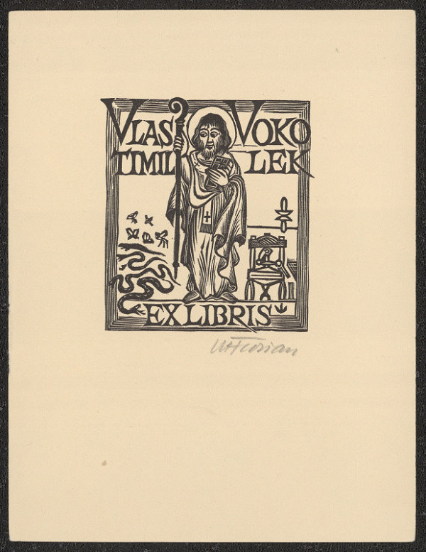 Michael Florian – Vlastimil Vokolek Ex libris 