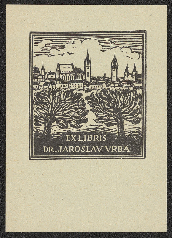 Michael Florian – Ex libris Dr. Jaroslav Vrba 