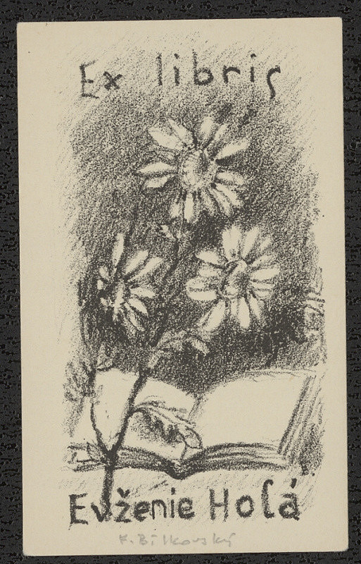 František Bílkovský – Exlibris Evženie Holá 