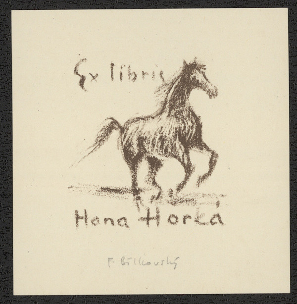 František Bílkovský – Exlibris Hana Horká 