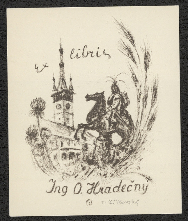 František Bílkovský – Exlibris Ing.O.Hradečný 