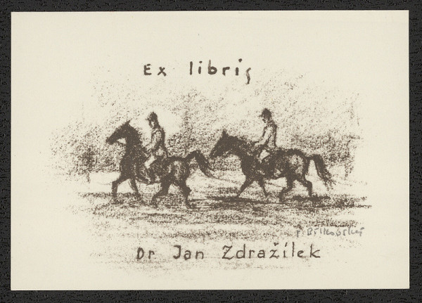 František Bílkovský – Exlibris Dr. Jan Zdražílek 