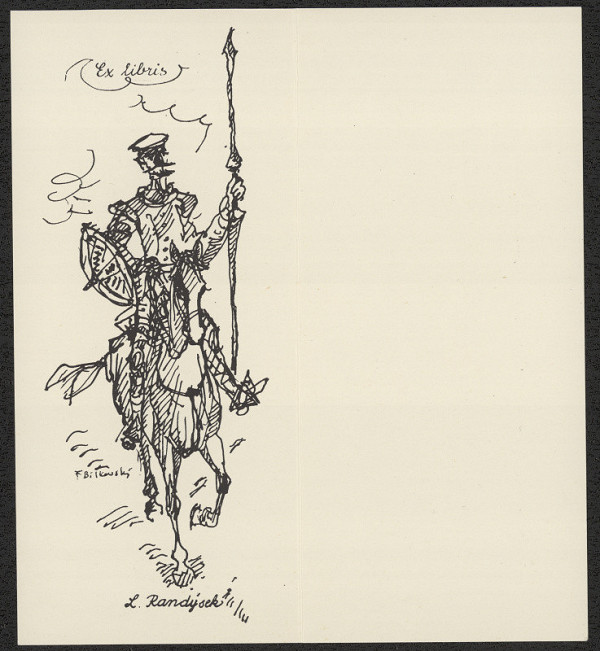 František Bílkovský – Exlibris L. Randýsek 