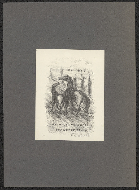 František Bílkovský – Exlibris František Franc 