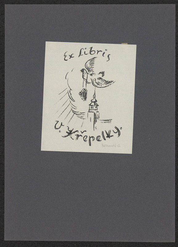 František Bílkovský – Exlibris V. Křepelky 