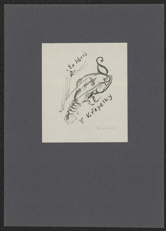 František Bílkovský – Exlibris V. Křepelky 