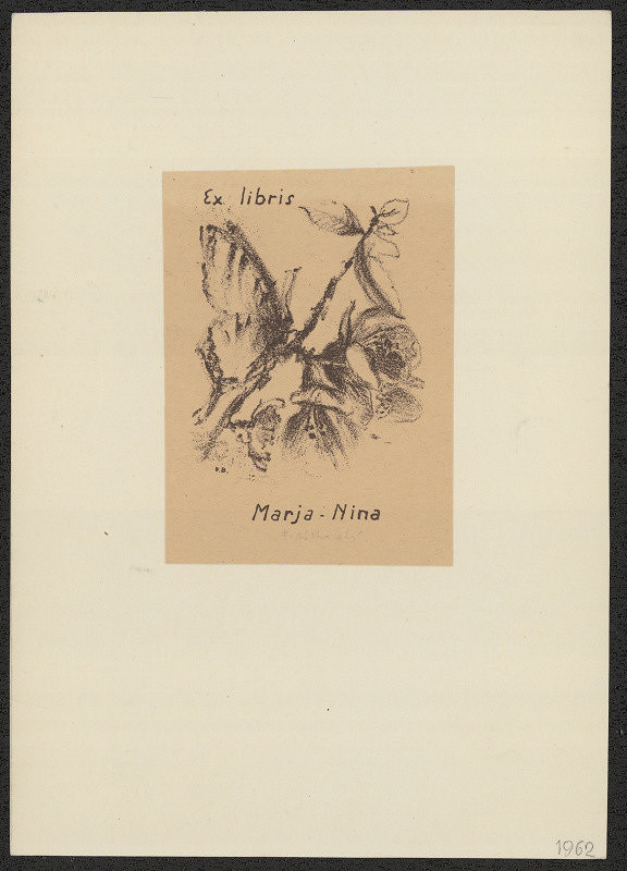 František Bílkovský – Exlibris Marja-Nina 