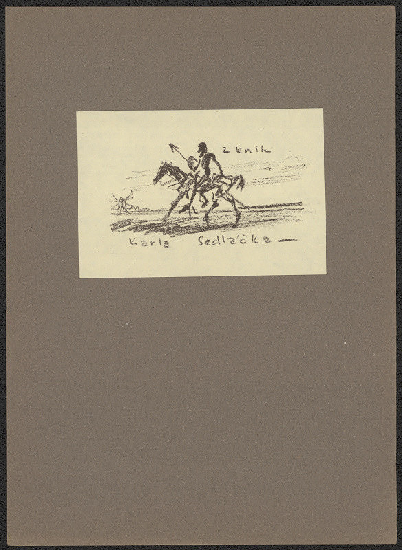 František Bílkovský – Z knih k. Sedláčka 