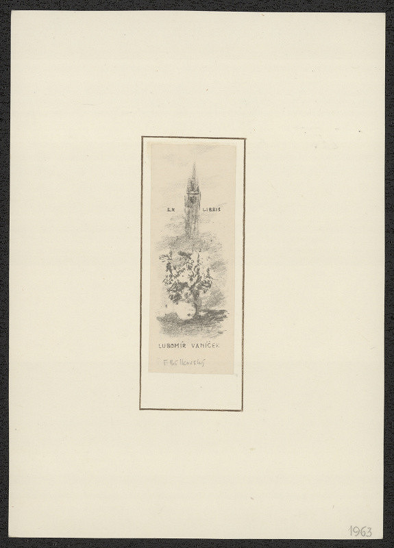 František Bílkovský – Exlibris Lubomír Vaníček 