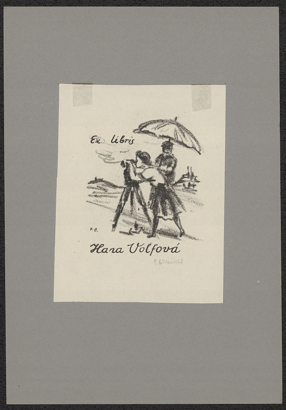 František Bílkovský – Exlibris Hana Volfová 
