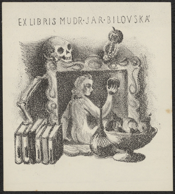 Dobroslava Bilovská – Exlibris MUDr. Jar. Bílovská 