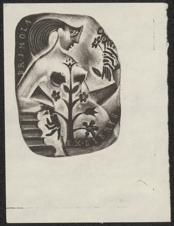 Dobroslava Bilovská – Exlibris dr. J. Mola 
