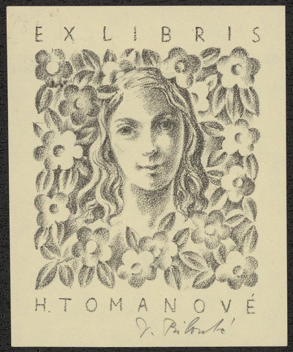 Dobroslava Bilovská – Exlibris H. Tomanové 