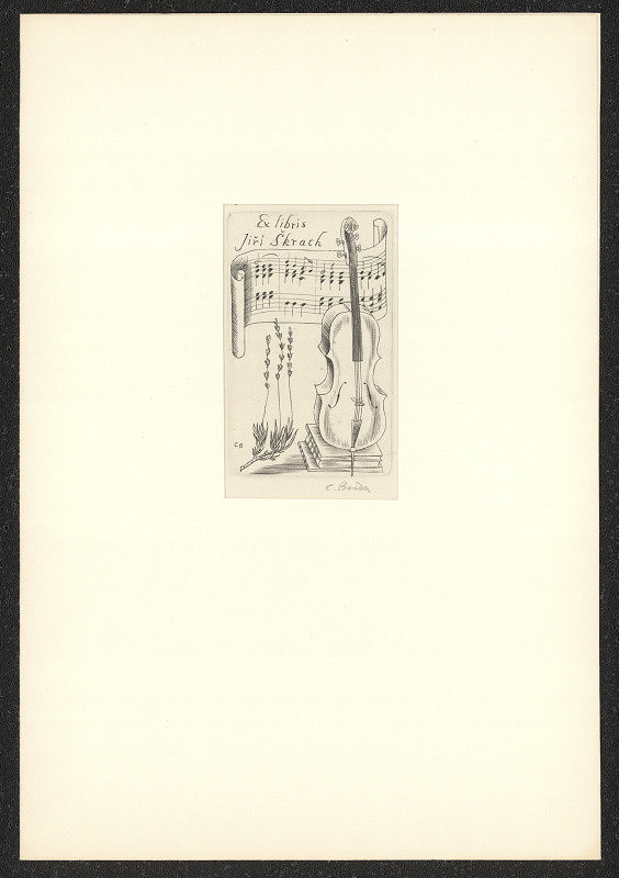 Cyril Bouda – Exlibris Jiří Škrach 