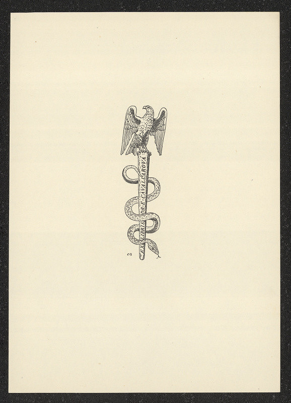 Cyril Bouda – Exlibris Dr.E.Cavallarová 