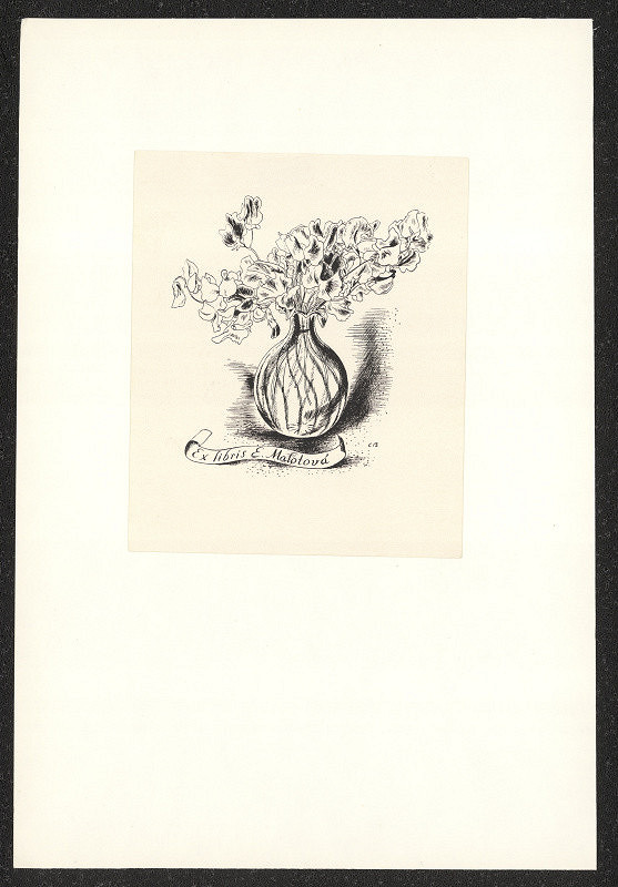 Cyril Bouda – Exlibris E.Malotová 