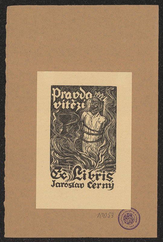 Karel Kuneš – ex libris Jaroslav Černý 