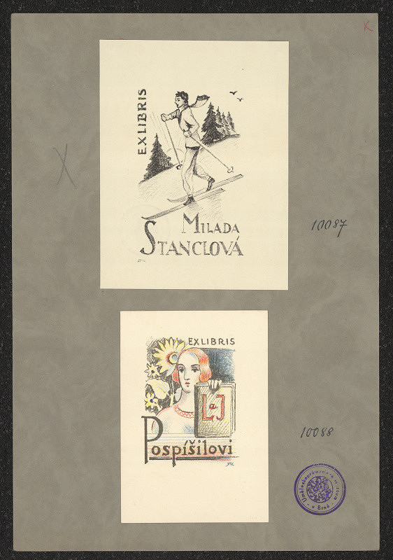 Rudolf (Ruda) Kubíček – L. a J.  Pospíšilovi 