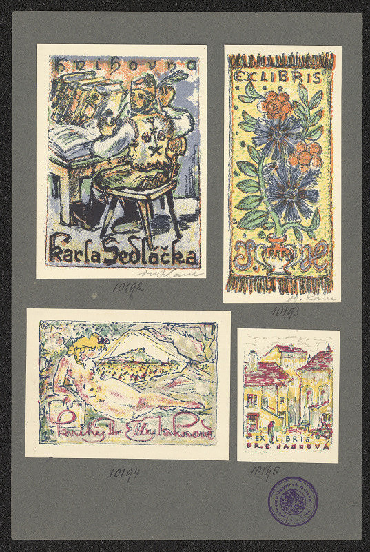 Oldřich Karel – Dr. E. Jahnová 