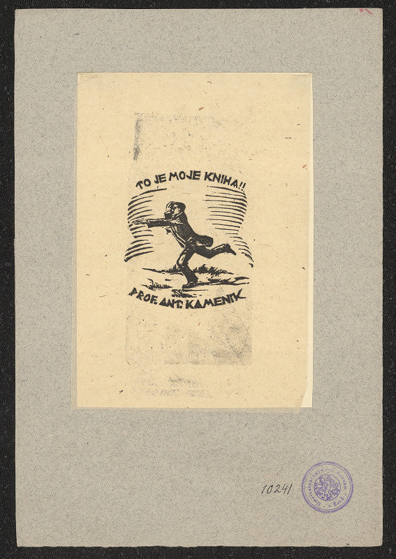 Antonín Kameník – Kameník Ant., prof. 