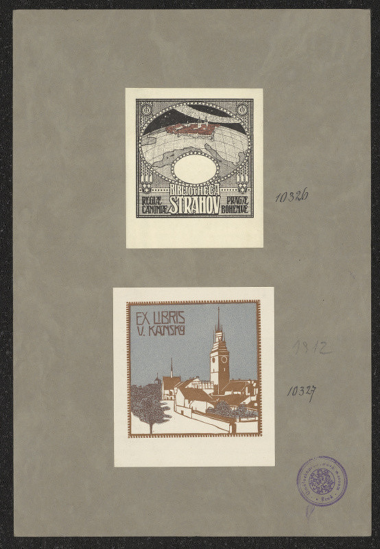 Vojt. Hofman – Strahovská knihovna 