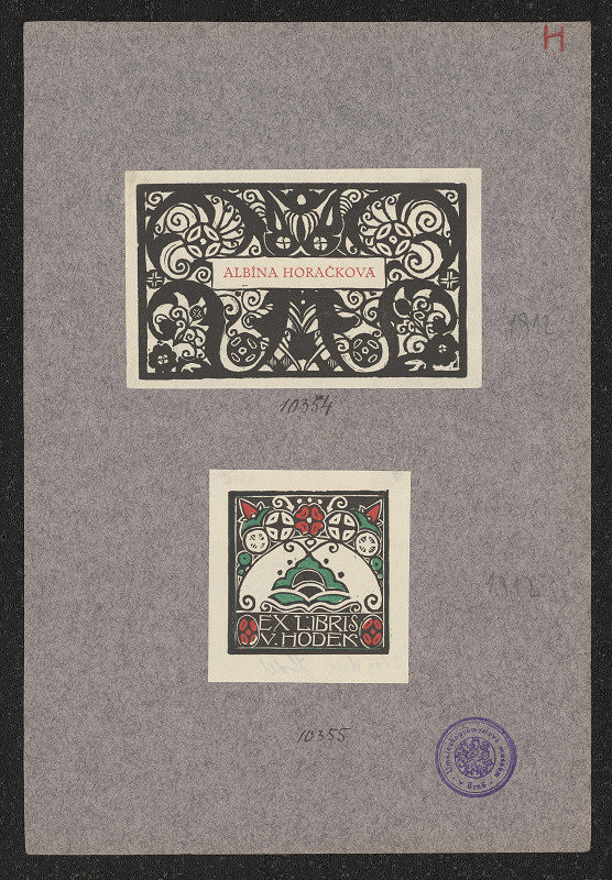 Josef Hodek – Horačková Albína 