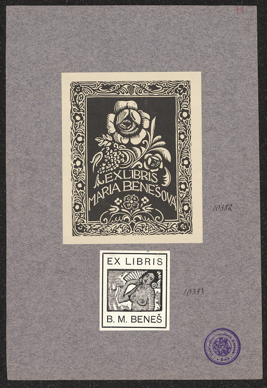 Josef Hodek – Benešová Maria 