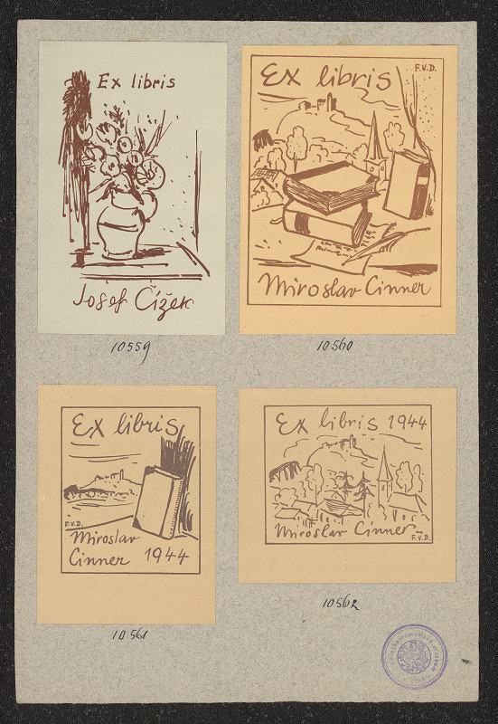 František Vincenc Danihelka – Cinner Miroslav 