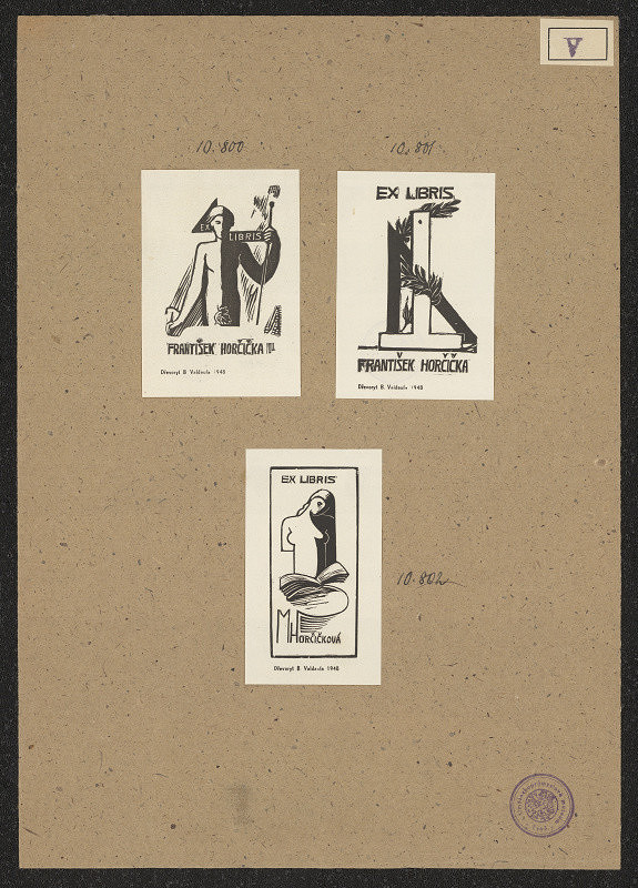 Bedřích Valdauf – Horčička Fr. 