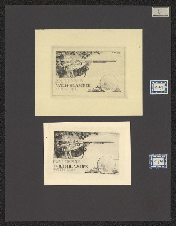 Alfred Cossmann – Blaschek Wilhelm, Wien 1902 