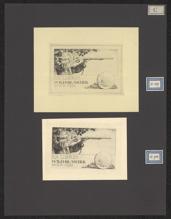 Alfred Cossmann – Blaschek Wilhelm, Wien 1902 