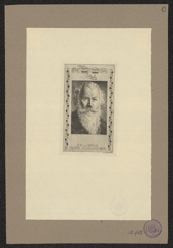 Alfred Cossmann – Schleicher Dora 