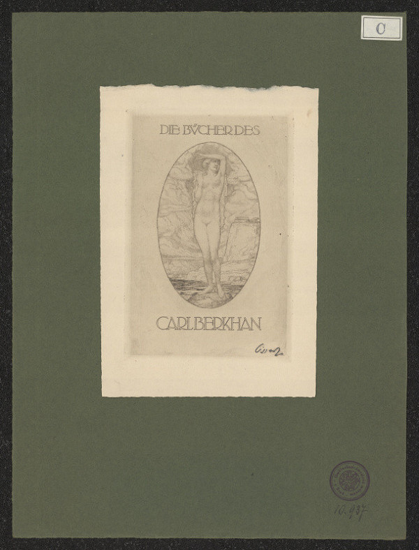 J. V. Cissarz – Berkhan Carl, Stuttgart 