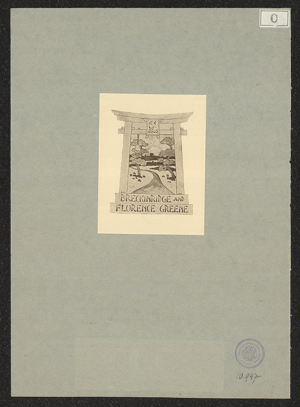 Cheney Sheldon – Breckindridge and Florence Greene 