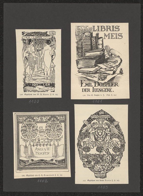 Emil Doepler der jüngere – Ex-libris vlastní 