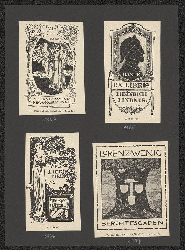 signatura M. J. G. – Heinrich Lindner 