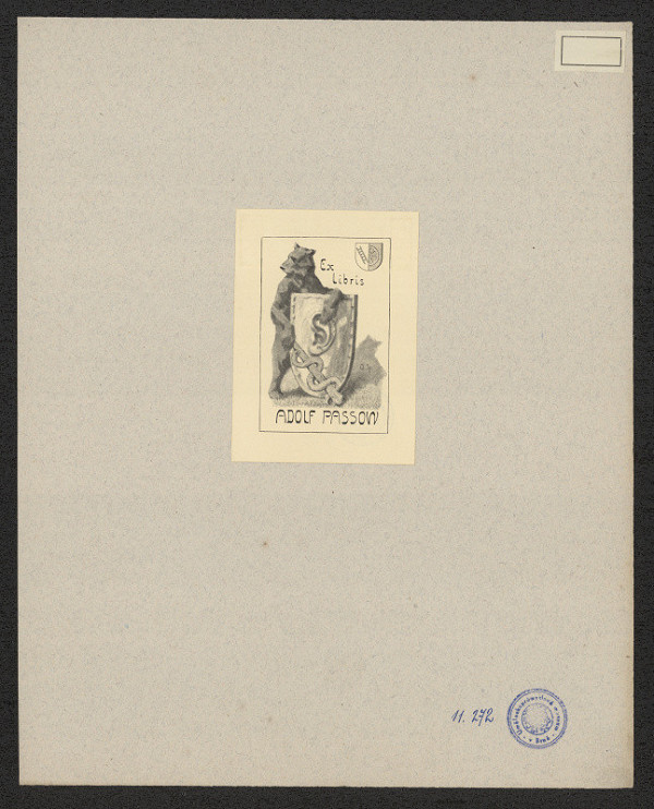 neznámý – Passow Adolf 