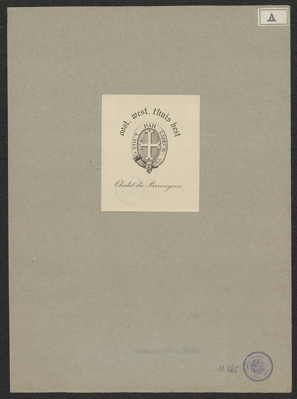 neznámý – Chalet du Barangcon 