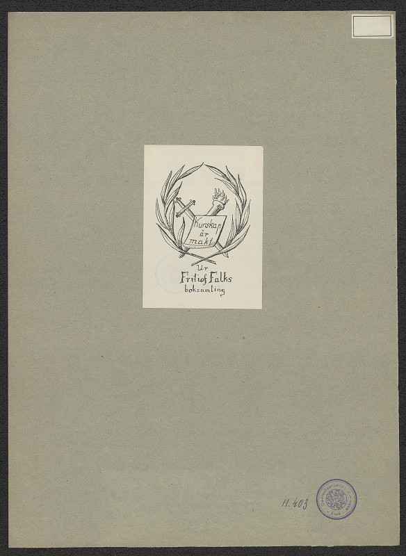 neznámý – Falks Fritiof 