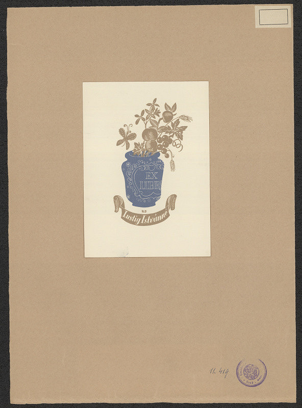 neznámý – Lustig István 