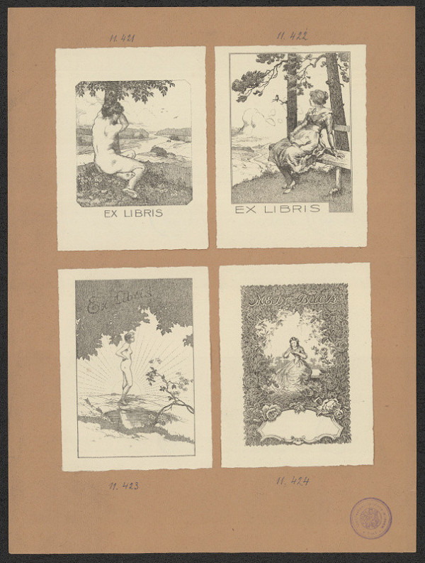 neznámý – exlibris univerzální 